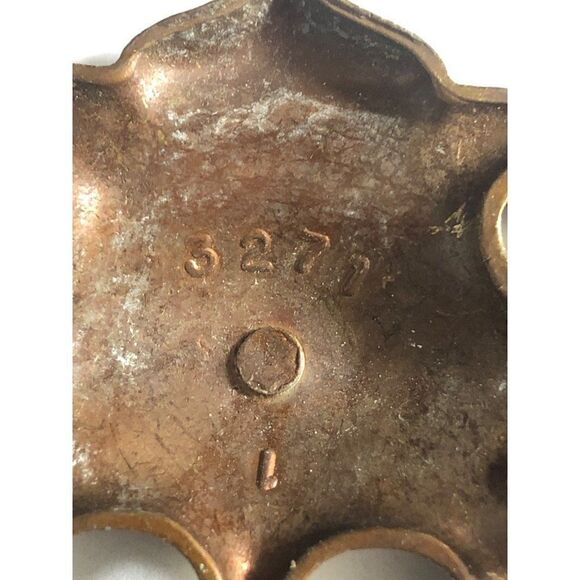 Vintage Drop Handle Drawer Pull Hardware Solid Brass - Picture 3 of 3